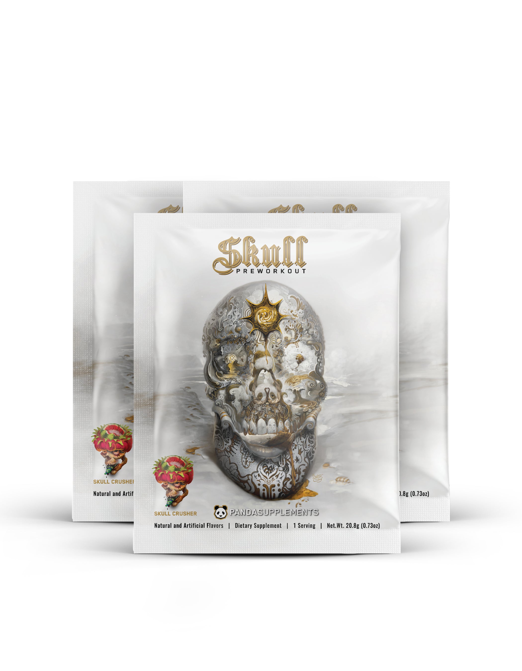 SKULL Pre Workout | SAMPLE PACK (Skull Crusher) Dragonfruit