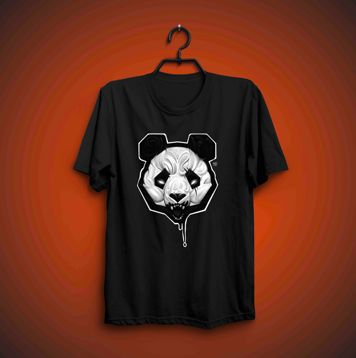 Limited Edition Scary Panda Head