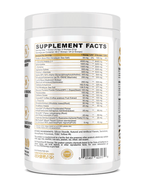 SKULL Nootropic Pre-Workout