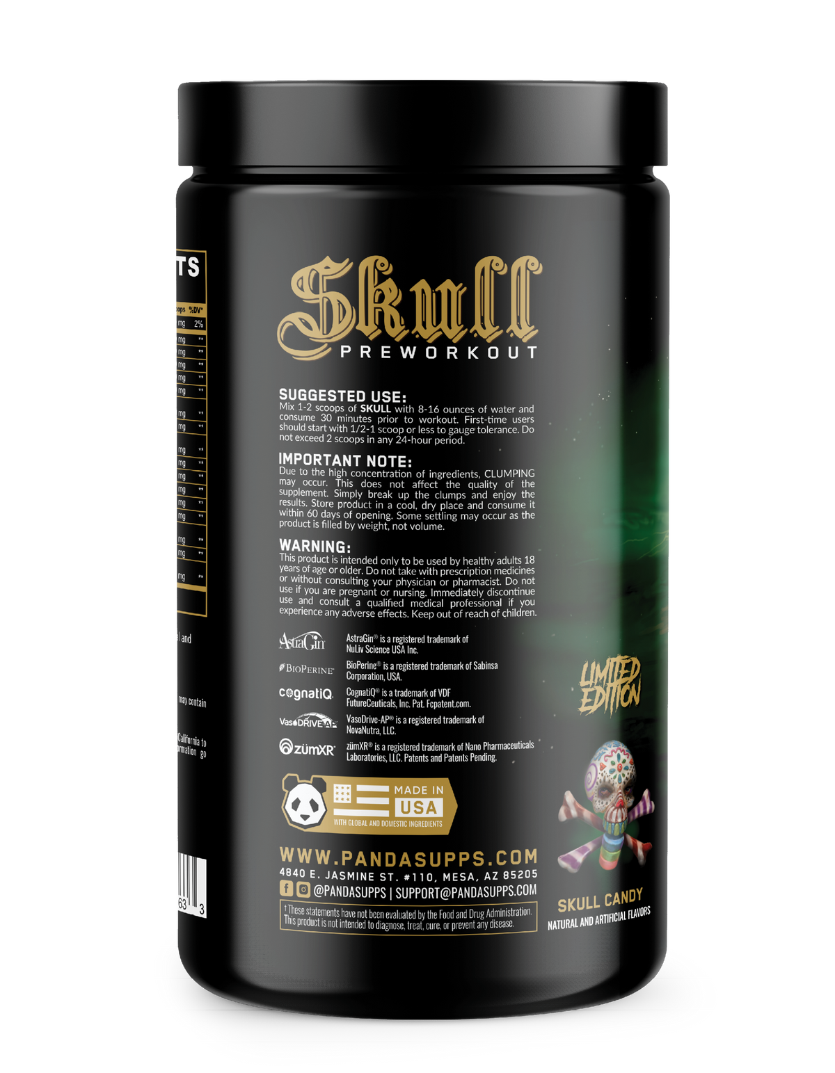 Skull - Limited Edition Pre-Workout (Skull Candy)