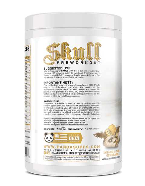 SKULL Nootropic Pre-Workout