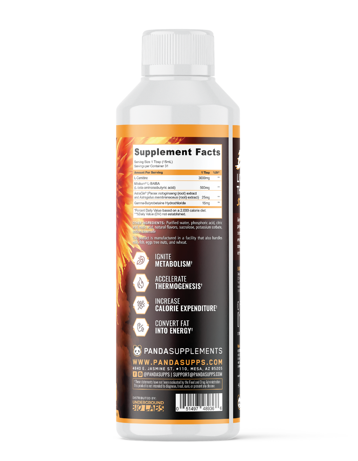 BURN Stim-Free Liquid Thermogenic