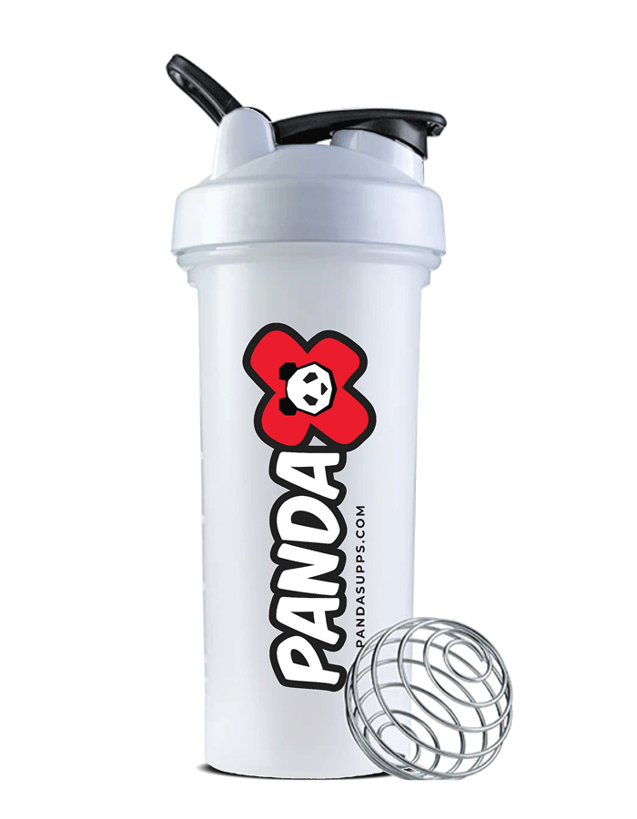 Red Stainless Steel Insulated Ice Shaker - Panda Logo – Panda Supps