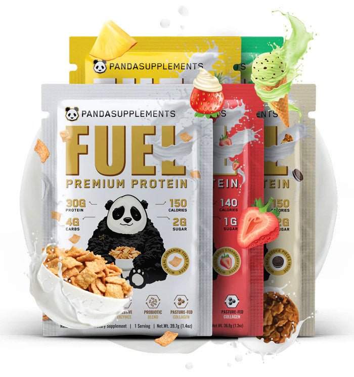 FUEL Premium Protein SAMPLE PACK (5 Samples) PLUS FREE SHAKER - Free Plus Shipping