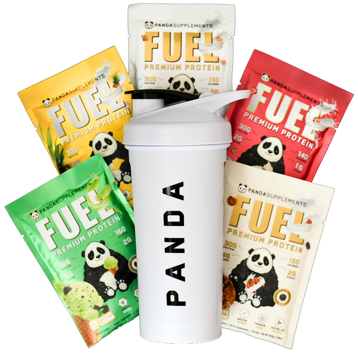 FUEL Premium Protein SAMPLE PACK (5 Samples) PLUS FREE SHAKER - Free Plus Shipping