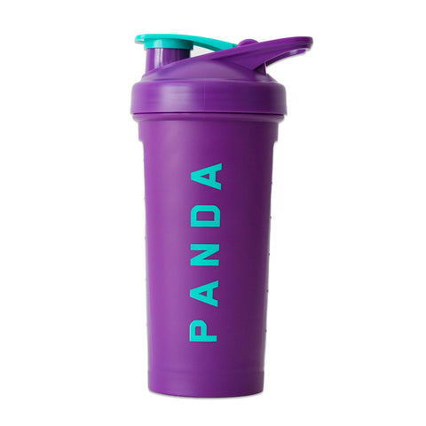 New Purple & Blue Angry Panda Head Shaker