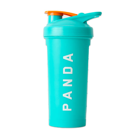 New Aqua & Orange Original Panda Head Shaker