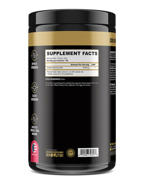 Creatine Monohydrate (500 G) 100 Serving