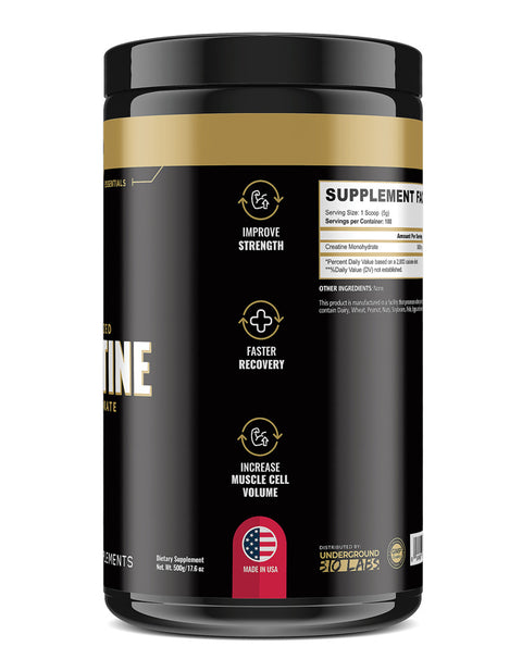 Creatine Monohydrate (500 G) 100 Serving